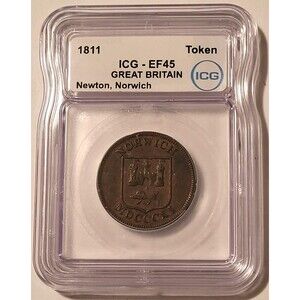 Great Britain 1811 Token Newton - Norwich XF45 ICG